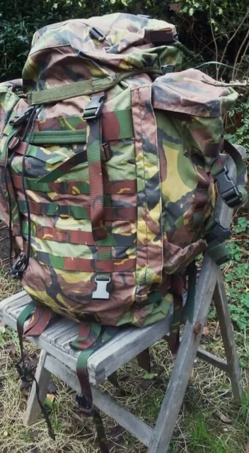 Genuine Dutch Army BERGEN DPM CAMO RUCKSACK BACKPACK 60 L Combat Woodland Bag