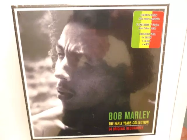BOB MARLEY / BOX SET The Early Years 7"Coloured Collection Sealed Unopened 2015