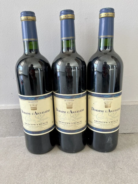 Domaine L’Aiguelière 2003 Montpeyroux coteaux du languedoc lots de 3 bouteilles!