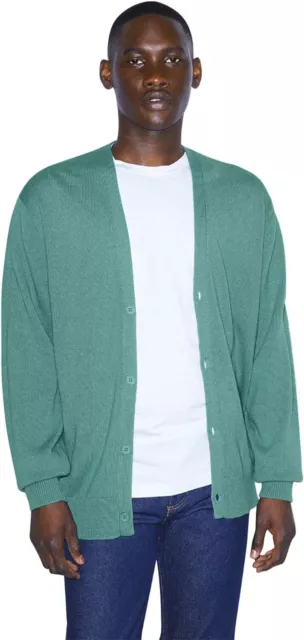 American Apparel Men's Basic Knit Long Sleeve Cardigan