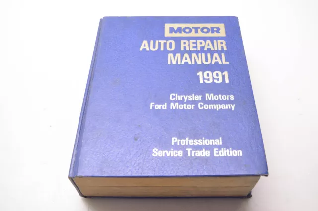 Motor 0-87851-690-5, 17056 Auto Repair Manual 1988-91 54th Edition Vol. 2
