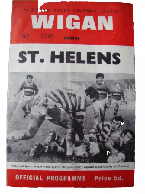 1969/70 Wigan v St. Helens / BBC 2 Floodlit Cup Semi-Final