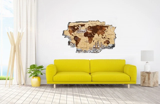 Adesivo Murale Kiwistar Rampicante Con Fiori – Verde, 80 X 74 Cm, Rimovibile, Con Pellicola Transfer E Adesivo Prova - 4