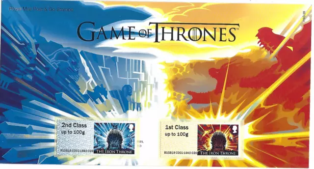 Great Britain 2018 Game Of Thrones Post And Go Pack Unmounted Mint, Mnh