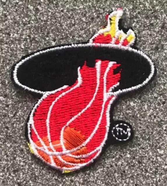 1988-99 Era Miami Heat Nba Basketball Vintage 2 1/8" Team Logo Patch