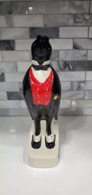 Vintage Old Crow Figural Porcelain Bourbon Whiskey Decanter