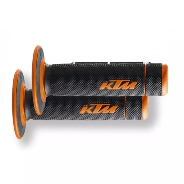 Ktm 63002021100 Coppia Manopole Senza Foro Bicomponente 950 990 Sm-R Sm Sm-T