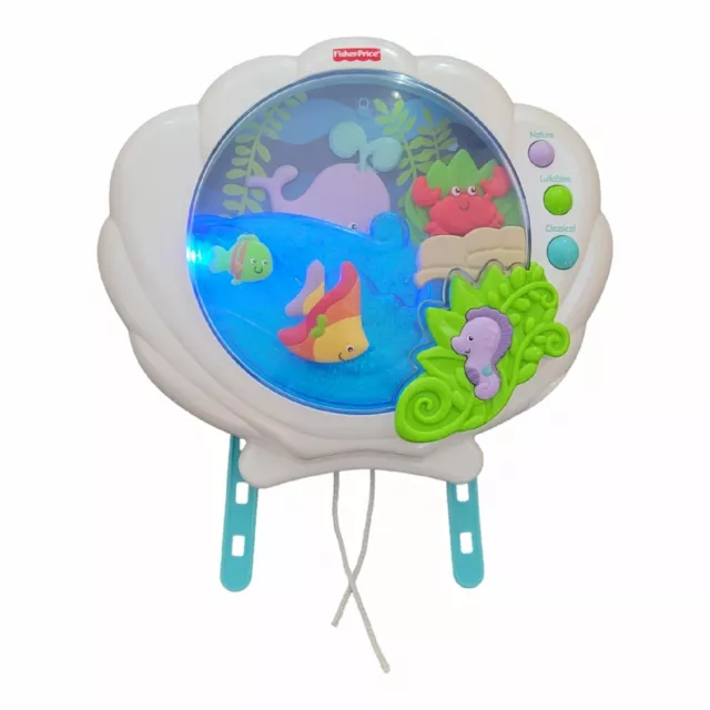 Fisher-Price CRIB Sparkling Sea Soother LIGHTS Sound Ocean Wonders HAS NO MOTION
