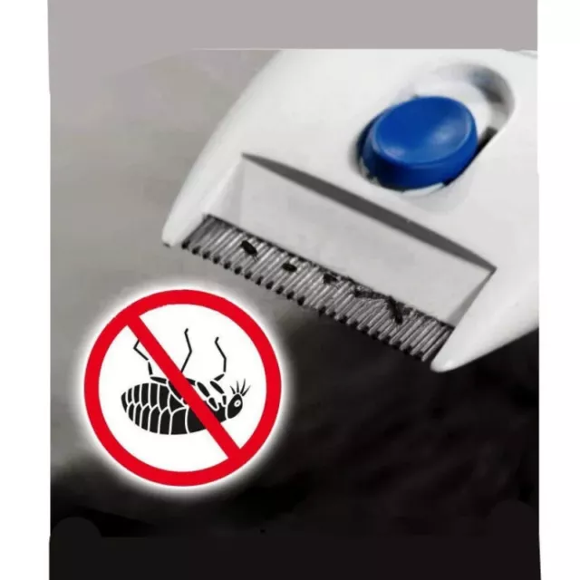 Pet Cat Dog Electric Terminator Brush Anti Removal Kill Lice Cleaner Electric He 3