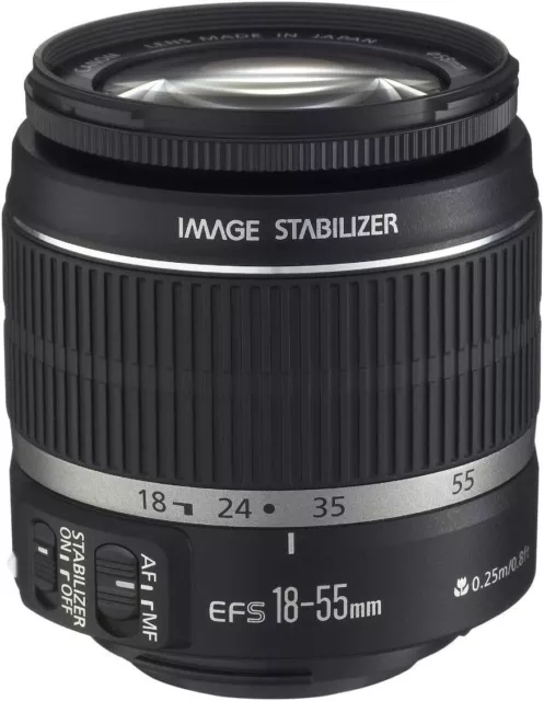 (Open Box) Canon EF-S 18-55mm f/3.5-5.6 IS Zoom Kit Original Lens
