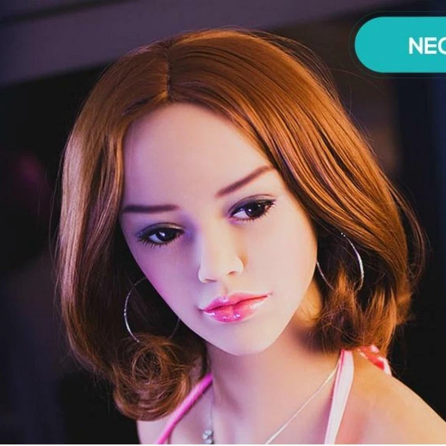 brown hair sex doll Realistic Sex Doll Head Implanted Hair Mobile Jaw Real Oral Masturbator for  Men main image 0