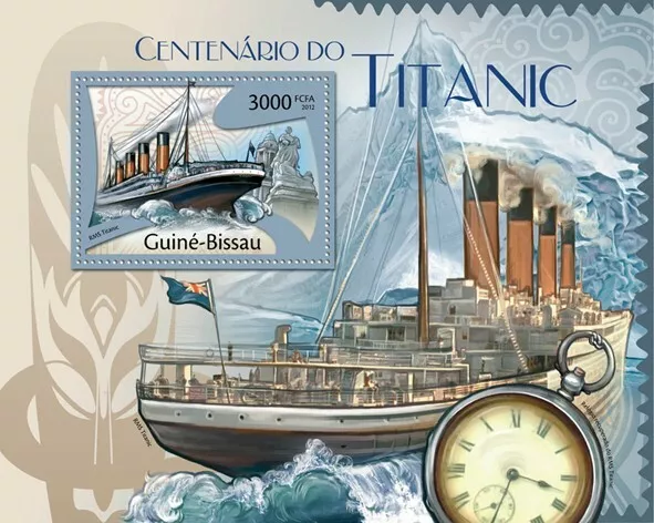 Guinea 2012 MNH - Centenary of Titanic, (RMS Titanic). Mi 5745/Bl.1012