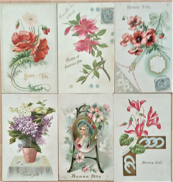 Lot De 3 Broches Fantaisies Anciennes Fleurs Vierge - Vintage Années 60-70 - Occasion 16 Grammes