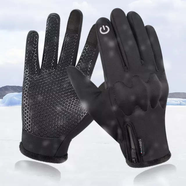 Winter Thermal Windproof Gloves Ski Snowmobile Snowboard Soft Warm Lining Glove