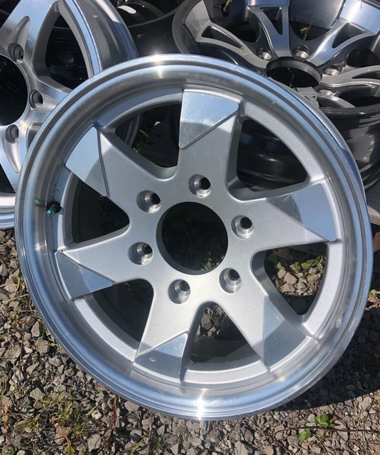 15" X 6" 6 Lug On 5.5 Aluminum Trailer Wheel -