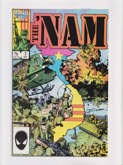 The NAM #1 Marvel Comics 1986 Vietnam War Vintage Comic Book NM+