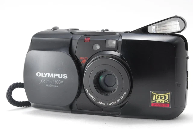 NEAR MINT] OLYMPUS μ mju Panorama 35mm f/3.5 Point & Shoot Film