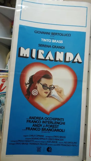 miranda TINTO BRASS locandina poster originale cipriani carla