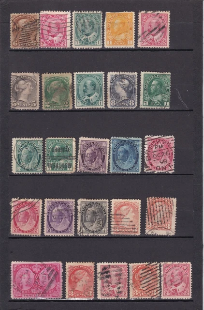 CANADA - lot anciens oblitéré - voir 6 scans