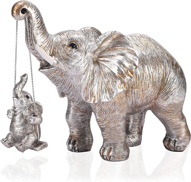 Elephant Statue. Elephant Decor Brings Good Luck, Health, Strength. Elephant Gif