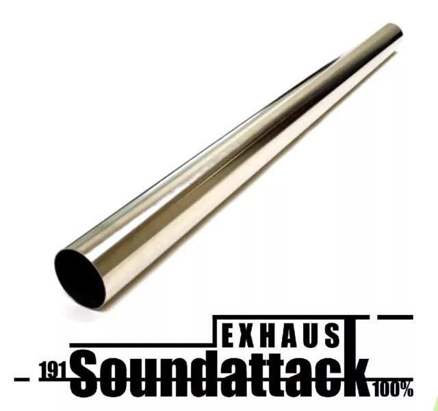 Edelstahlrohr 70mm 1m V2A 3" 1,5mm Wandung Auspuffrohr Exhaust Downpipe