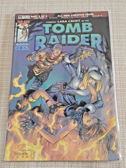 Tomb Raider #23 August 2002 Top Cow Image Comics SEXY COVER LARA CROFT DREAMER