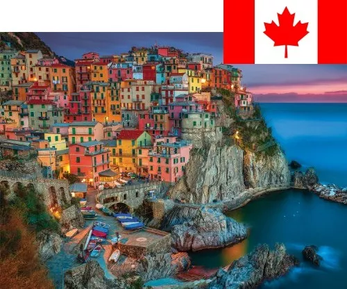 Buffalo Games Signature Series Cinque Terre, 1000-Piece Jigsaw Puzzle