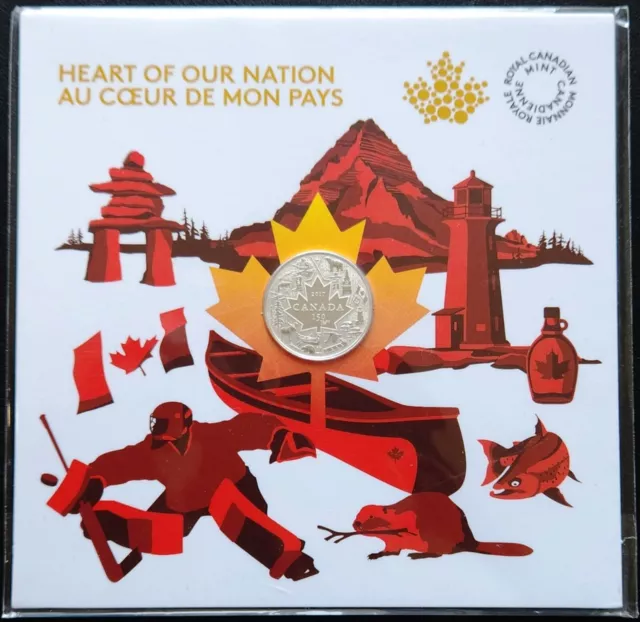 2017 Canada 150 $3 Pure Silver Coin - Heart of Our Nation - Sealed