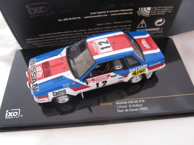 ミニカー 1/43 Nissan 240RS #12 1983 Tour de Corse Nissan 240 RS #12 T. Pond-R. Arthur Tour de Corse 1983