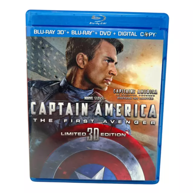 Captain America: The First Avenger (Blu-ray 3D) Marvel Good Condition!!!