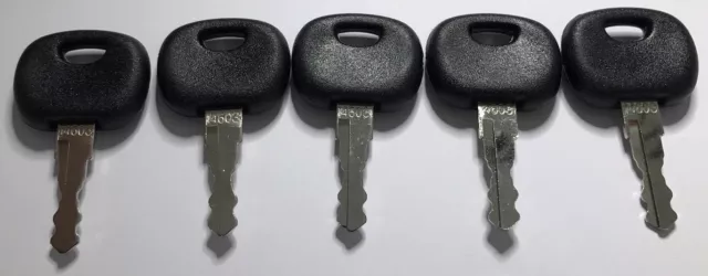 5 Schlüssel 14603 - Universal Schlüssel Zündschlüssel 603 Fendt - Stapler