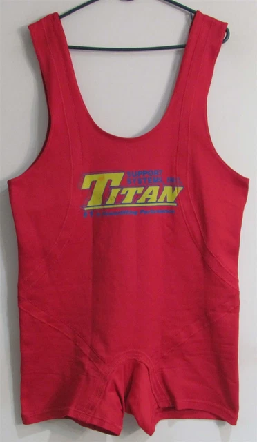 Titan Centurion NXG+ Squat Suit Size 50 Red R/S (Used) Discontinued Color!