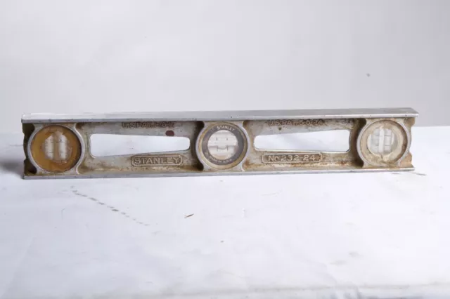 Vintage 1917 Stanley No 232-24 16" Level - 1924