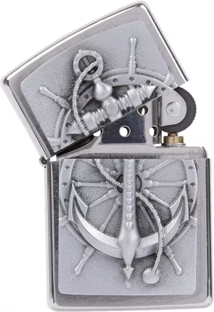 Briquet Zippo essence nautic anchor 2004290 dans Une boîte Cadeau de qualité 2