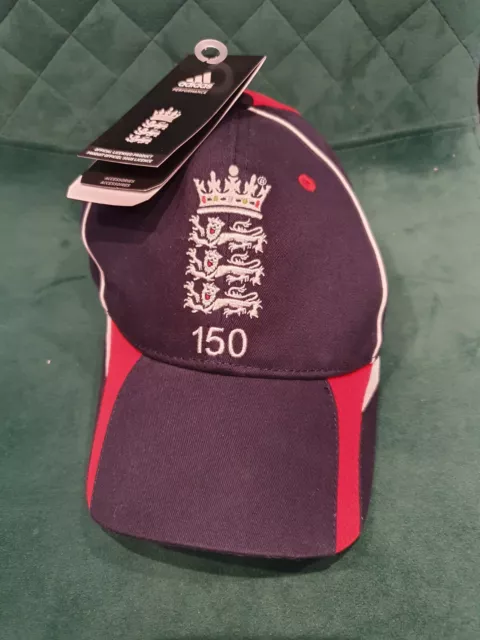 Adidas England ECB '150' Milestone Cricket Cap, BNWT.