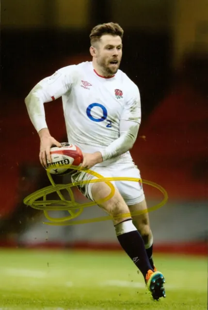 Elliott Daly Signed 6x4 Photo England Rugby Wasps Autograph Memorabilia + COA