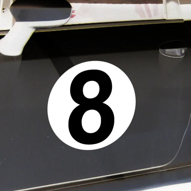 2 label 20cm start number 8 rating number sticker racing car motor sport