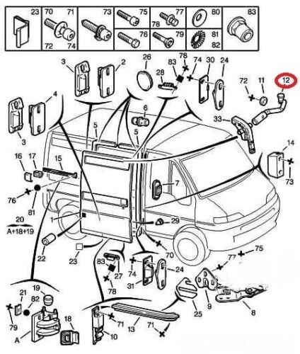Kit Réparation Porte Coulissante Droite Pour Jumper/Boxer/Ducato 2002-2006 - Neuf, 1 An Garantie