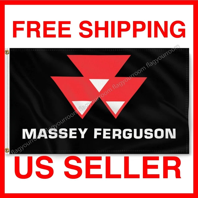 Massey Ferguson Tractor Flag 3x5 FT Banner MF Farm US Seller FREE Shipping