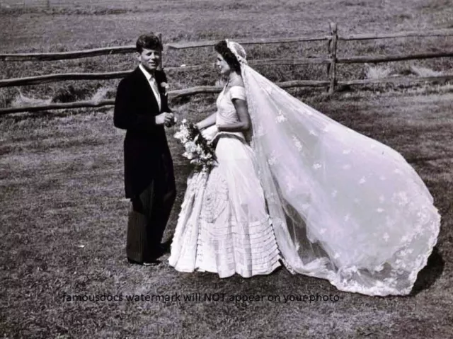 John F Kennedy Wedding PHOTO JFK Jackie