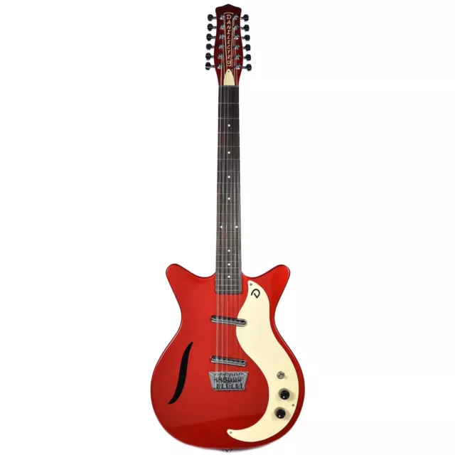 Danelectro Vintage 12 String Electric Guitar - Red Metallic