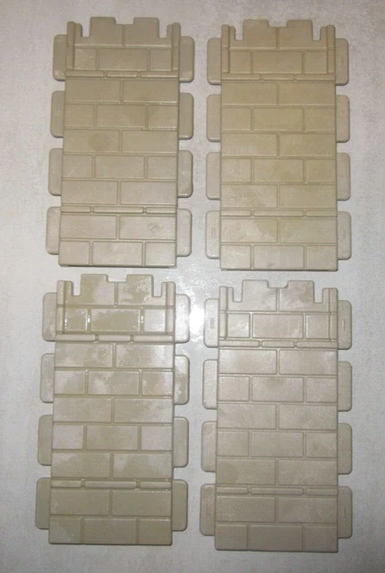 PLAYMOBIL MOYEN AGE Piéce Détachée Mur Avec Ouverture Fenetre Gris Chateau EUR 2,49 - FR - Foto 9