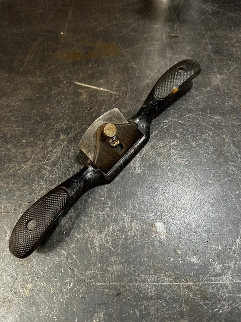 Vintage Stanley No. 51 Spoke Shave Flat Bottom Made in USA
