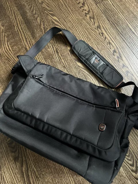Tumi T-Tech Business Laptop Briefcase Messenger Bag Crossbody Nylon Travel