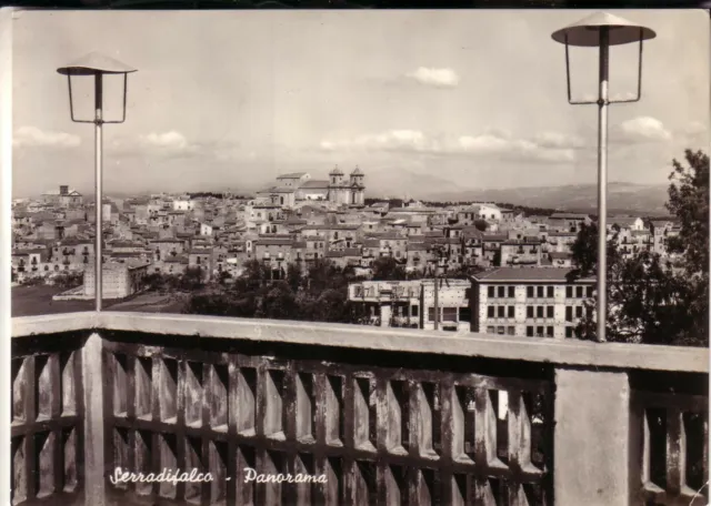 Serradifalco  B/N  Viaggiata 1957 Panorama