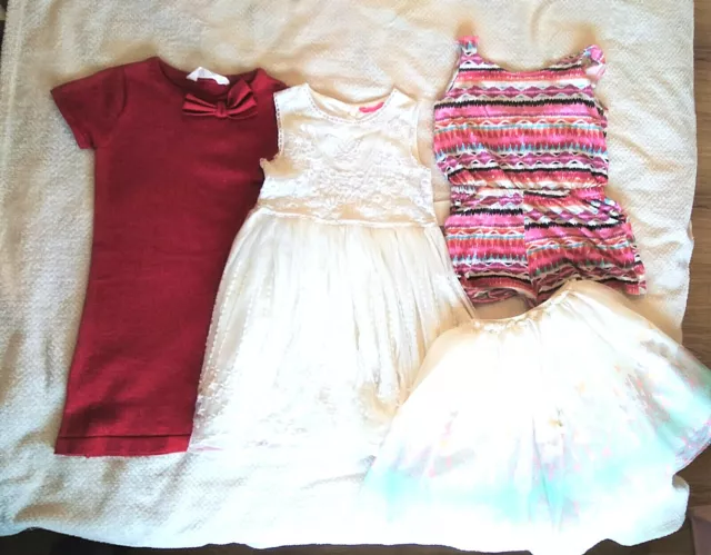 GIRLS 4-5 years SMART SUMMER CLOTHES BUNDLE Sparkly Tulle Party * H&M etc.