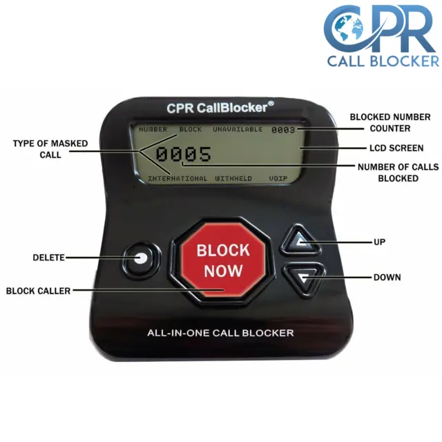 CPR V202 Landline Call Blocker - Block Nuisance Callers At The Touch of a Button 3