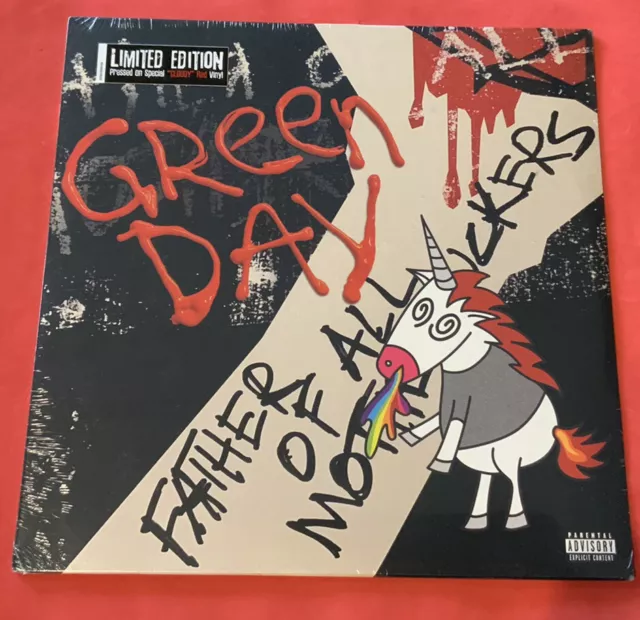 Green Day – Father Of All... Limited Edition Cloudy Red Vinyl Lp (New/Sealed)