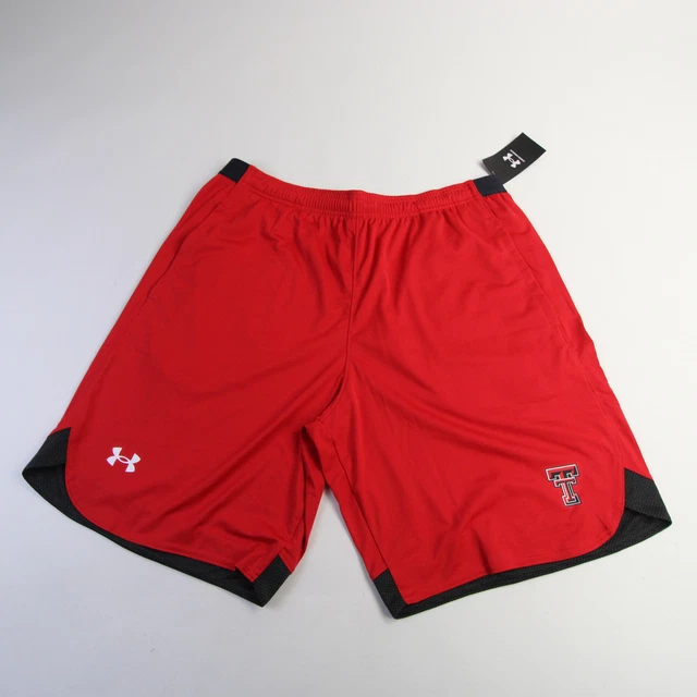 Texas Tech Red Raiders Under Armour Athletic Shorts Men's Red/Black New
