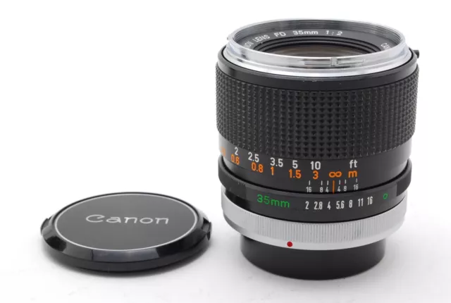 [Near Mint] Canon FD 35mm F2 Concave "O" MF Wide Angle Prime Lens From JAPAN